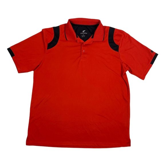 Iron Eagle Other - Iron Eagle Large Polo Shirt Golf Short Sleeve Athl